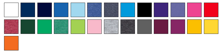 Short sleeve t-shirts Fruit of the Loom Ladies