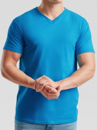 Short sleeve t-shirt  "v" men's Fruit of the loom
