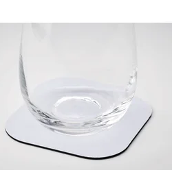 White Sublimation Polyester Coasters