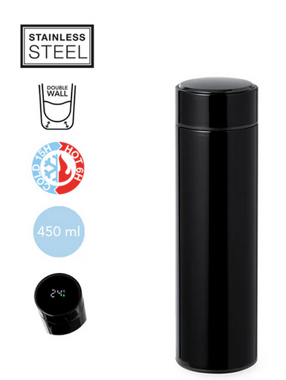 Custom Stainless Steel Thermos with Touch Temperature Display