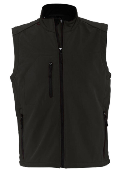 Men's Softshells zippered vest Sol's